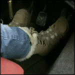 Kristen Driving & Cranking the Volvo in Uggs, 1 of 2