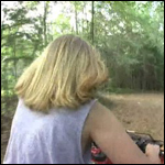 Scarlet & Hunter Riding the 4-wheeler