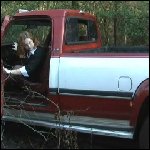 Scarlet Gets her Dually Diesel Stuck in the Mud