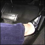 Vixen Cruising in the Coronet in Black Pumps, 1 of 2