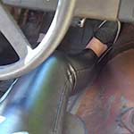 Cassandra Driving the Camaro in Leather Pants & Vans (Self-Filmed)