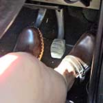 Vivian Schoolgirl Outfit & Brown Clogs in the Renault
