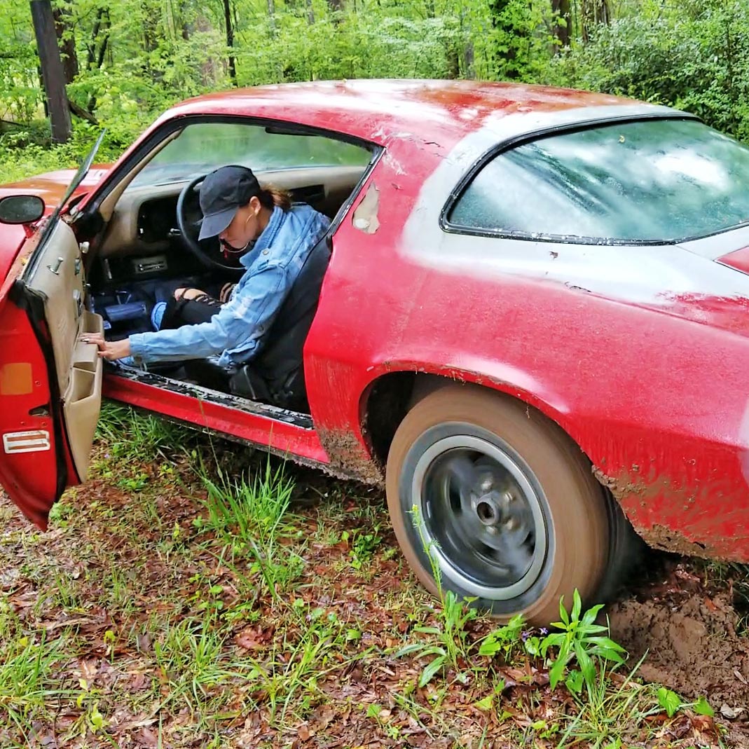 Jane Domino Stuck in the Mud with Little Billy in ‘Game Canceled Due to Rain’, 3 of 6