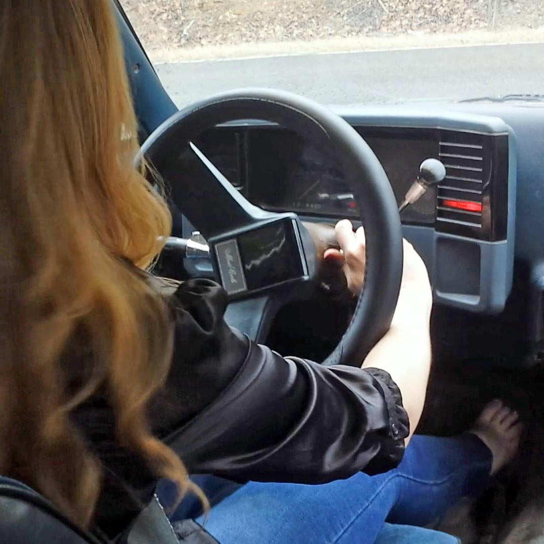 Cassandra Driving the Stubborn Monte in the Rain with Samantha Ford