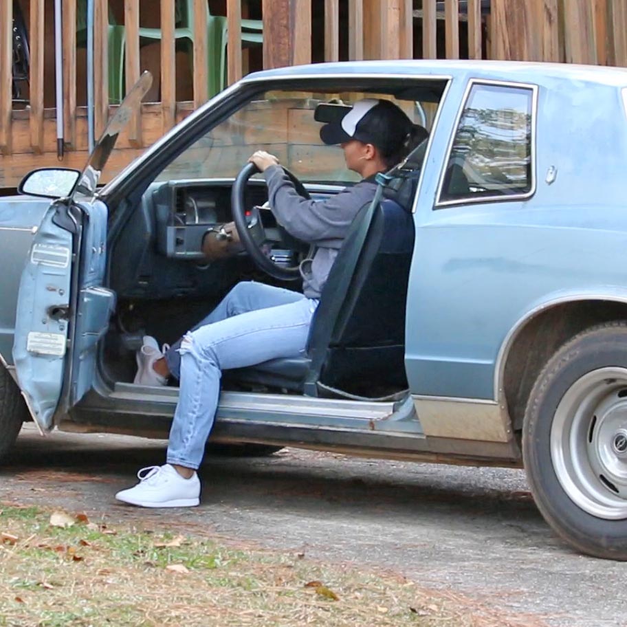 Jane Domino Attitudes & a Flooded Car in Reeboks