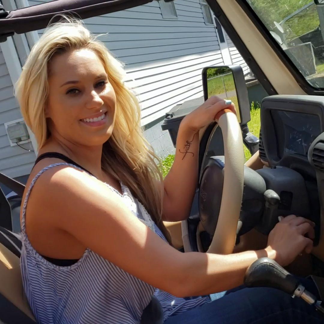 Jewels Takes Brooke for a Ride in Her New Jeep, 1 of 2