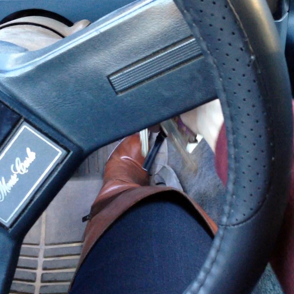 Scarlet POV Cold Starting the Monte in Brown Frye OTK Leather Boots