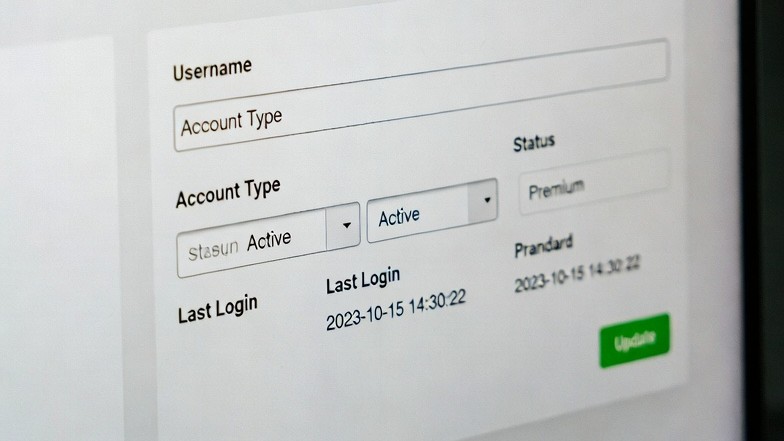 AI stock photo of account status