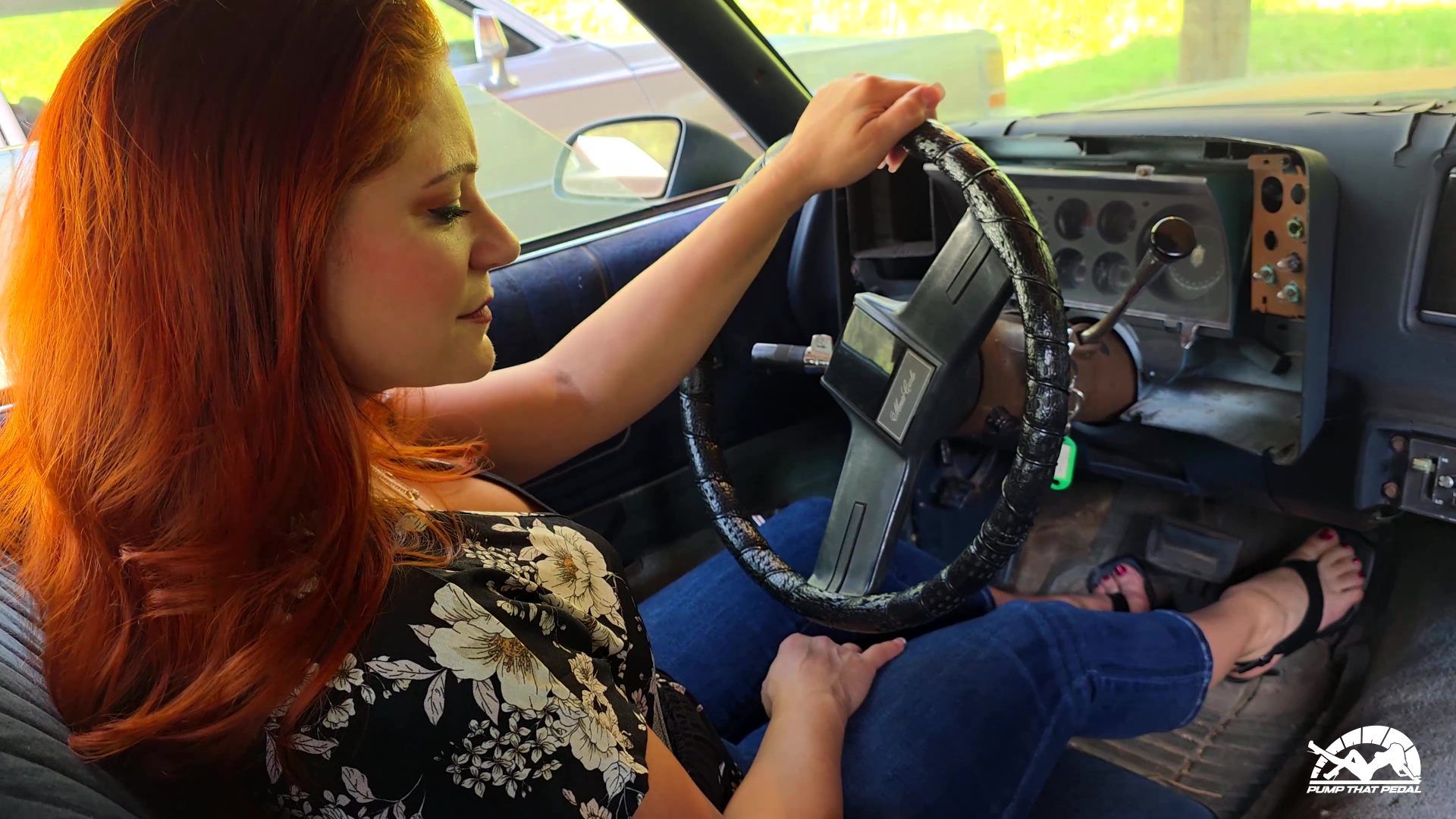 1502 - Vivian Giving You a Pedal Pumping Foot Show in 2 Pairs of Shoes